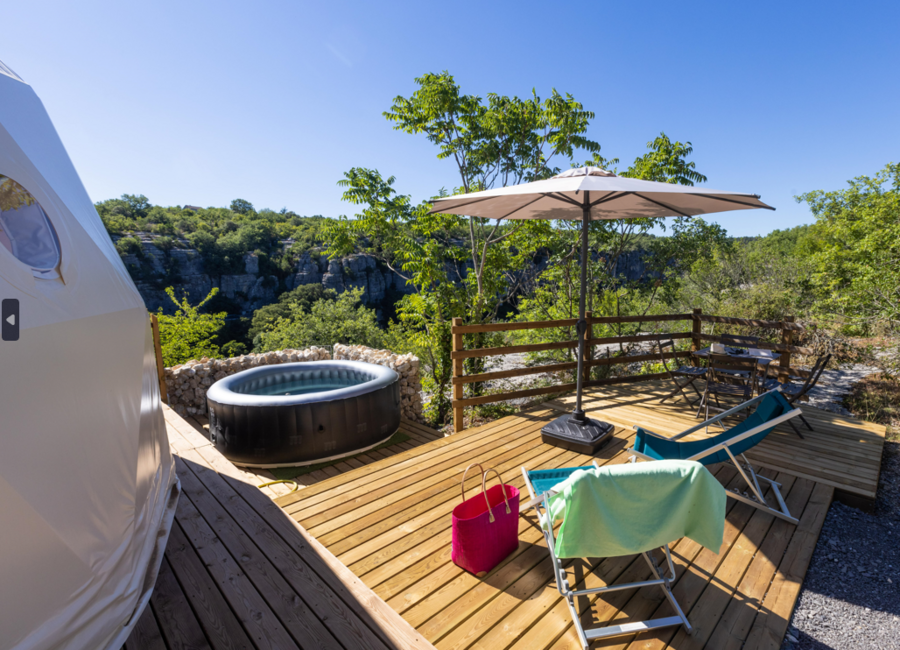 glamping sites et paysages