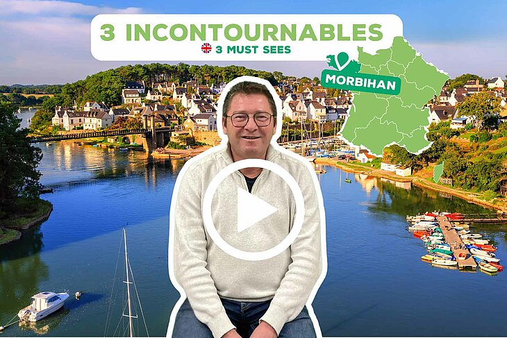 Philippe, propriétaire du Camping Sites et Paysages De Penboch, partage les trois incontournables à découvrir autour d’Arradon lors d’une balade dans le golfe du Morbihan.