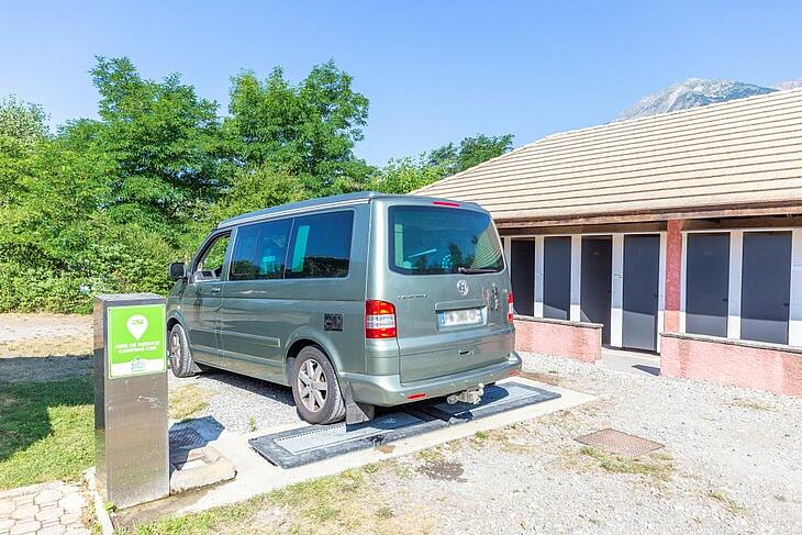 Aire de service pour camping-car chez Sites et Paysages