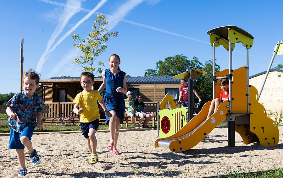 famille enfants camping