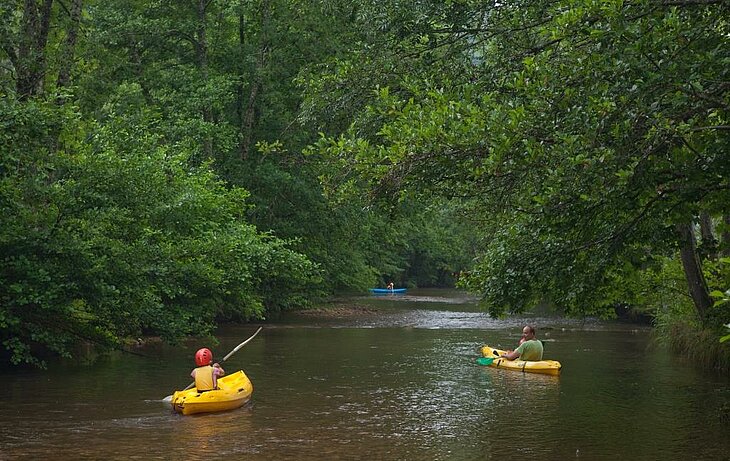 Descente de la Loire en canoë à Sainte-Sigolène, une activité insolite pour découvrir la nature autrement.