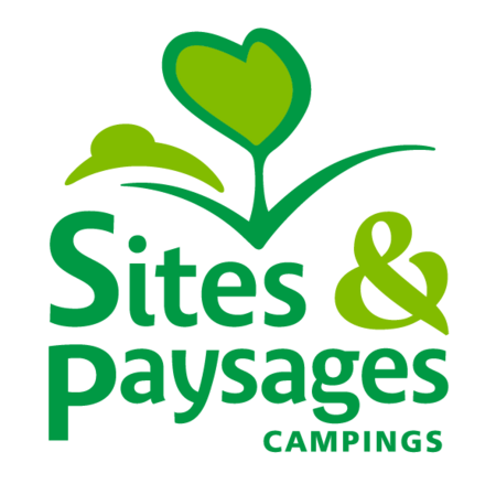 Logo du réseau de campings Sites et Paysages, disponible pour les publications presse et supports de communication