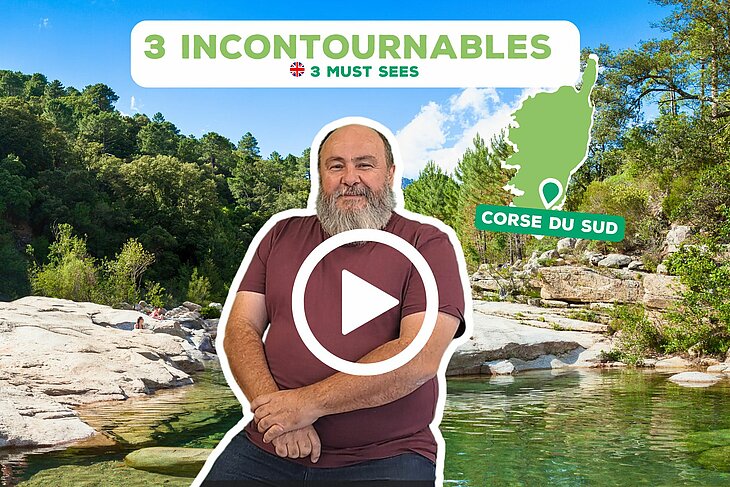 Philippe, propriétaire du camping Santa Lucia à Sainte-Lucie de Porto-Vecchio, présente les incontournables à découvrir autour du camping, entre rivières, montagnes et plages paradisiaques.